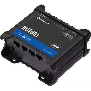 Router TELTONIKA RUT981 CAT4 LTE Dual SIM eSIM 4x Ethernet Wi‑Fi Global