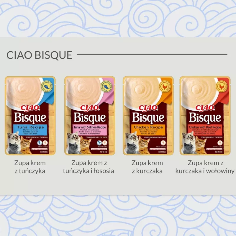 Mokra karma dla kota Inaba Foods CIAO gęsta zupa z kurczaka 40 g saszetka
