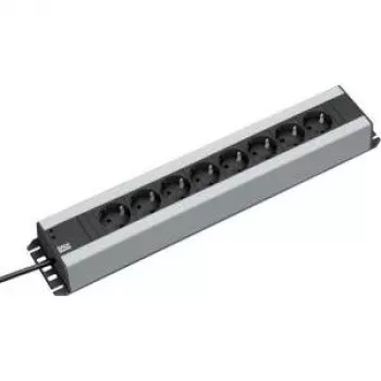 Listwa zasilająca Bachmann 300.002 2m 12 gniazd AC Czarny Szary