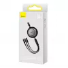 Kabel USB 3 w 1 Baseus Bright Mirror — micro USB, USB-C, Lightning, 66 W, 1,1 m