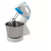 Mikser stojący ESPERANZA EKM019WB — 150 W, misa 2,5 L, 7 prędkości, haki do ciasta, podwójna trzepaczka, biały