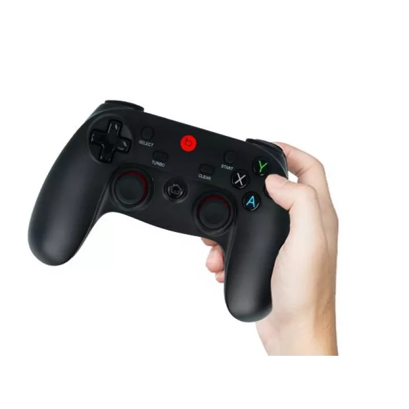 Gamepad bezprzewodowy TechBite Flix — Bluetooth, ergonomiczna konstrukcja, akumulator