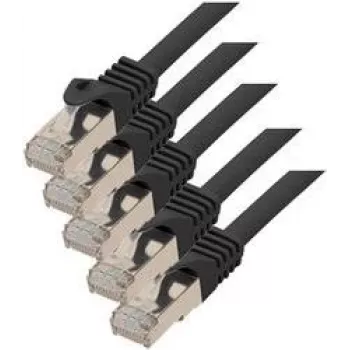 ShiverPeaks Cat.7 przewód instalacyjny - 2m - RJ-45 - - męski/męski - Złoty -Kat.7 - Kabel - Sieć