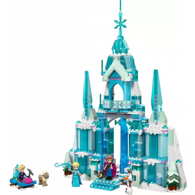 Zabawka konstrukcyjna LEGO Disney Princess Lodowy Pałac Elsy 43244 — zestaw do budowania do pomysłowej zabawy