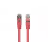 Patchcord kabel sieciowy LANBERG PCF6-20CC-0100-R RJ45 Cat.6 1M czerwony