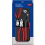 Zestaw szczypiec Knipex power pack zawiera 3 części z polerowanego tworzywa sztucznego w termoformowanym opakowaniu