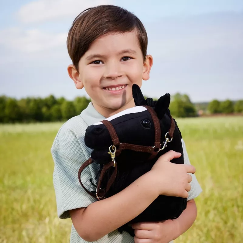 Koń na patyku HOPPIHORSE Hobby Horse A4 czarny