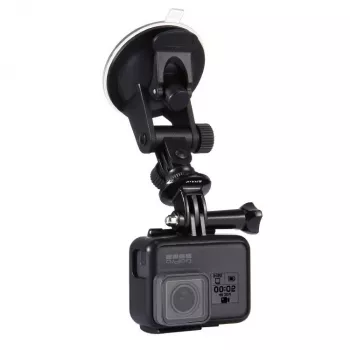 Uchwyt samochodowy Puluz na szybę do kamer sportowych (w tym Osmo Action 5 Pro, Insta360 X5)