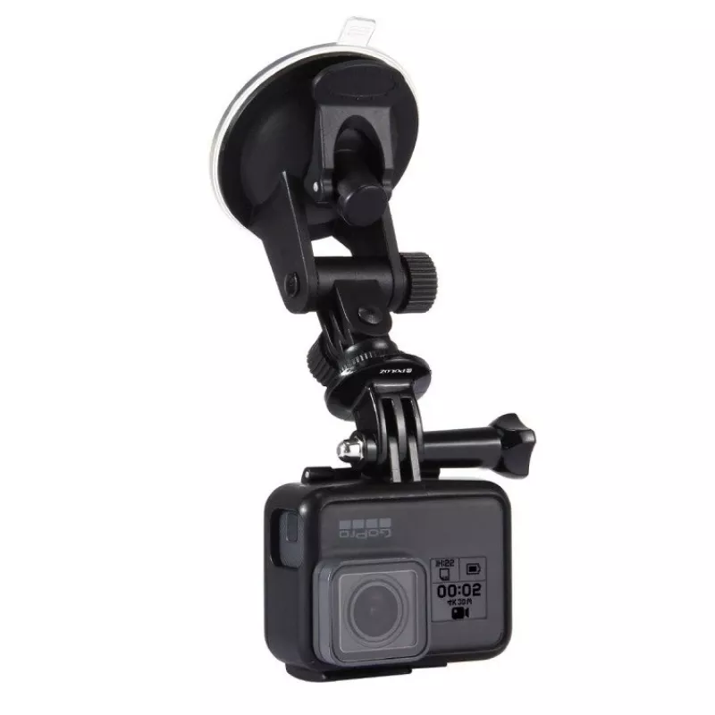 Uchwyt samochodowy Puluz na szybę do kamer sportowych (w tym Osmo Action 5 Pro, Insta360 X5)