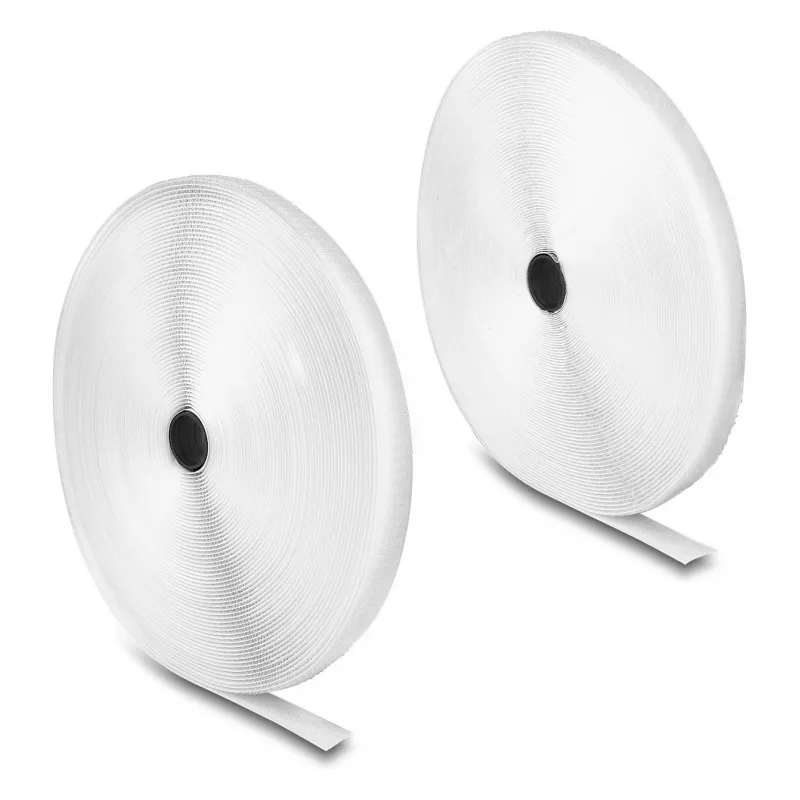 DeLOCK Heavy-duty taśma rzepowa 25 m x 20 mm biała