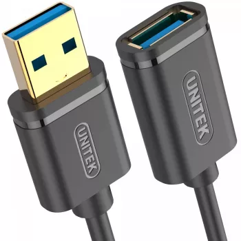 UNITEK Y-C457GBK kabel USB USB 3.2 Gen 1 (3.1 Gen 1) 1 m USB A Czarny
