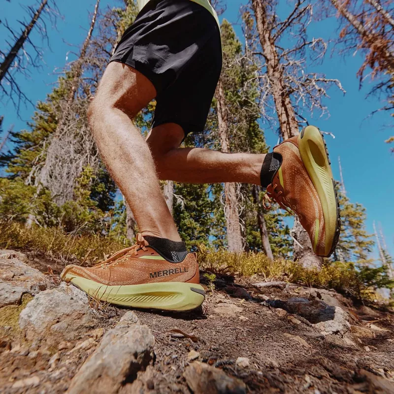 Buty trailowe Merrell Morphlite - melon/hiviz