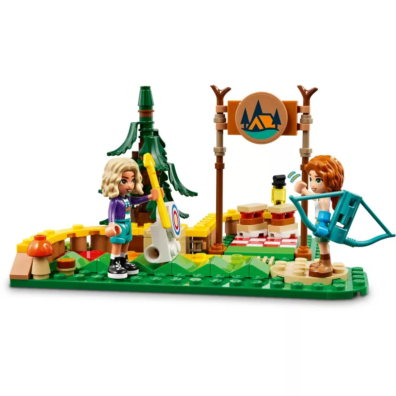 Klocki LEGO Friends Obóz łuczniczy 42622 — 157 elementów, 2 minifigurki, wiek 6+