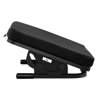 Podnóżek MACLEAN MC-460 ergonomiczny amortyzowany metalowy podnóżek, antypoślizgowa podstawa, kąt nachylenia -20–20°, maks. obciążenie 20 kg, czarny