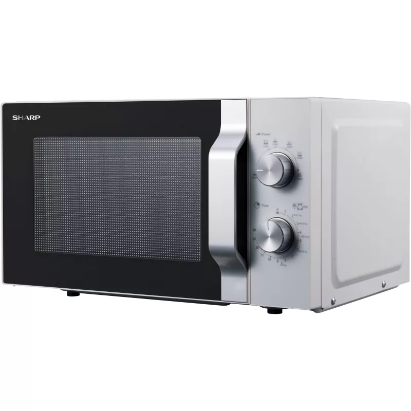 Sharp R204WA kuchenka mikrofalowa Srebrny, Biały Kuchenka mikrofalowa solo Blat 20 L 800 W