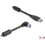 DeLOCK Kabel USB Typ-A męski na Typ-B męski 90° kątowy 3 m