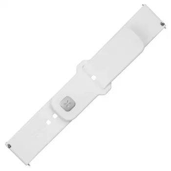 Zestaw pasków sportowych Fixed z szybkim zwalnianiem 22 mm do smartwatcha | 160-235 mm | Biały | Silikon