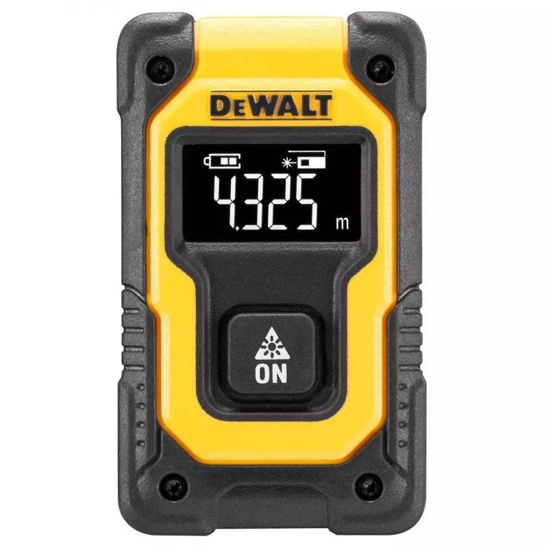 Dalmierz laserowy DeWalt DW055PL-XJ, zasięg 0–16 m, dokładność ±6 mm, akumulator 3,7 V, kabel USB