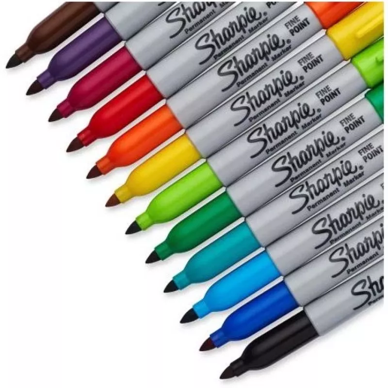 Marker Sharpie Fine 24 szt. cienka końcówka Wielokolorowy