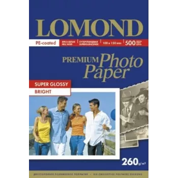 Papier fotograficzny Lomond Premium 260 g/m² 10×15 cm Super Glossy 500 arkuszy