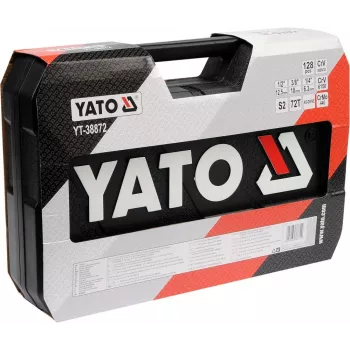Zestaw kluczy YATO 1/4 , 3/8 , 1/2 128 szt. 38872