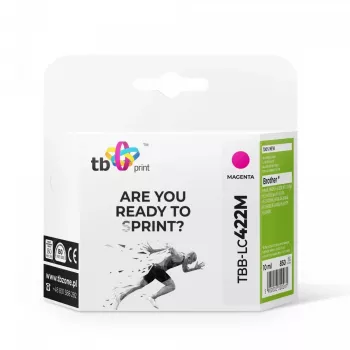 Tusz do Brother MFC-J5340DW TBB-LC422M 100% nowy magenta