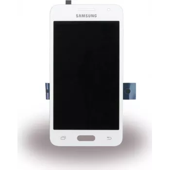 Wyświetlacz szklany i panel dotykowy biały Sam G355H Galaxy Core 2 (GH97-16070A)