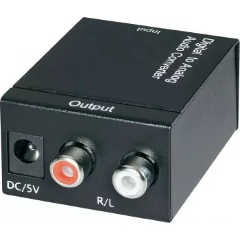 Konwerter AV SpeaKa Professional 989149 — adapter cyfrowego dźwięku Toslink (optyczny) na RCA