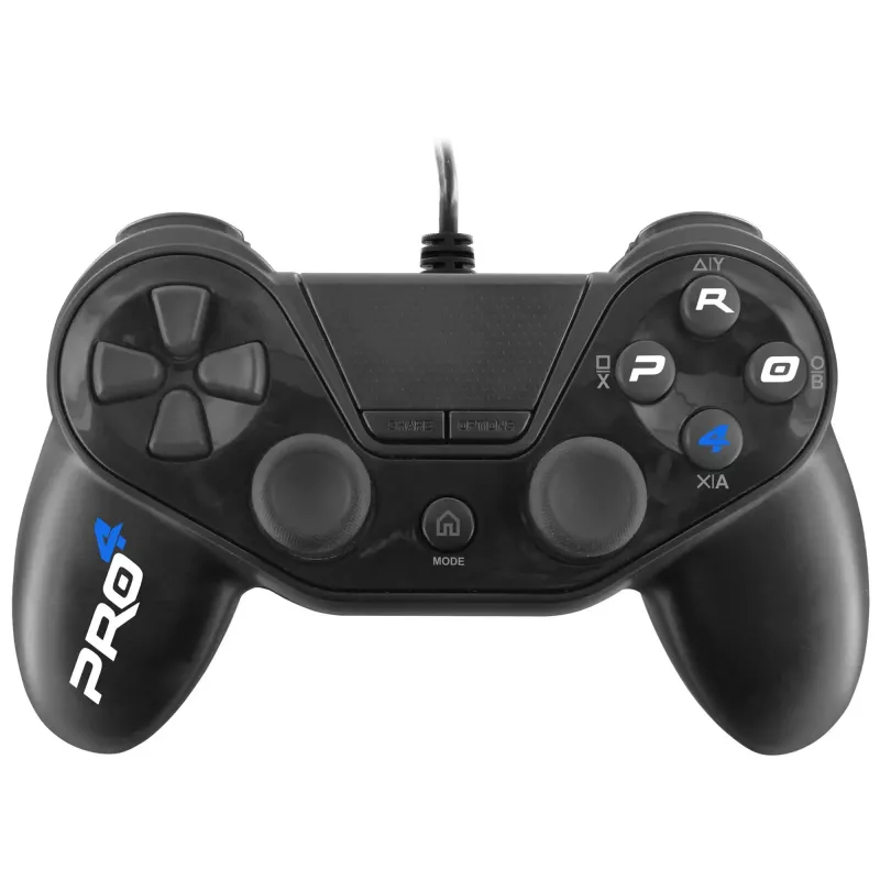 Przewodowy kontroler do gier SUBSONIC SA5417 do PS4, czarny