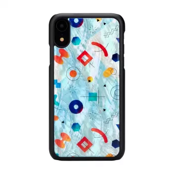 Etui ochronne iKins na iPhone XR — wzór Czarny Poppin Rock
