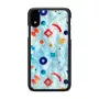 Etui ochronne iKins na iPhone XR — wzór Czarny Poppin Rock