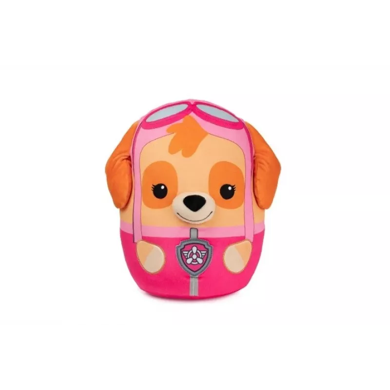 PAW Patrol Skye Squish Pluszak, Oficjalna Zabawka z Popularnej Kreskówki, Pluszowa Przytulanka dla Dzieci od 1 Roku Życia, 12”