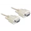 Kabel szeregowy DeLOCK 84250 Szary 5 m Sub-D9