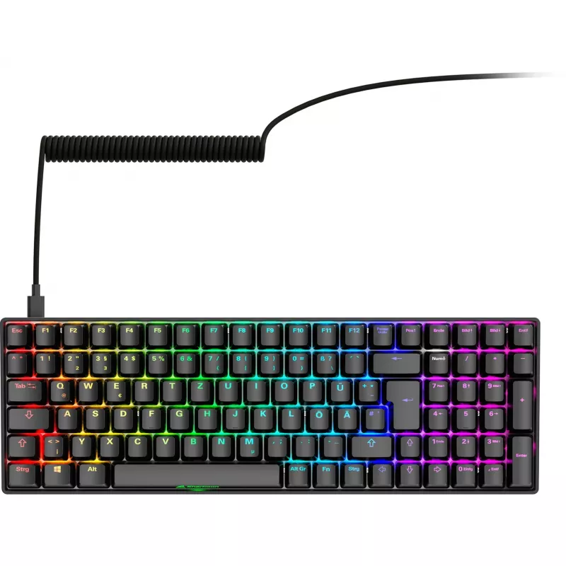 Klawiatura gamingowa Sharkoon SGK50 S2 RF Wireless QWERTZ niemiecka