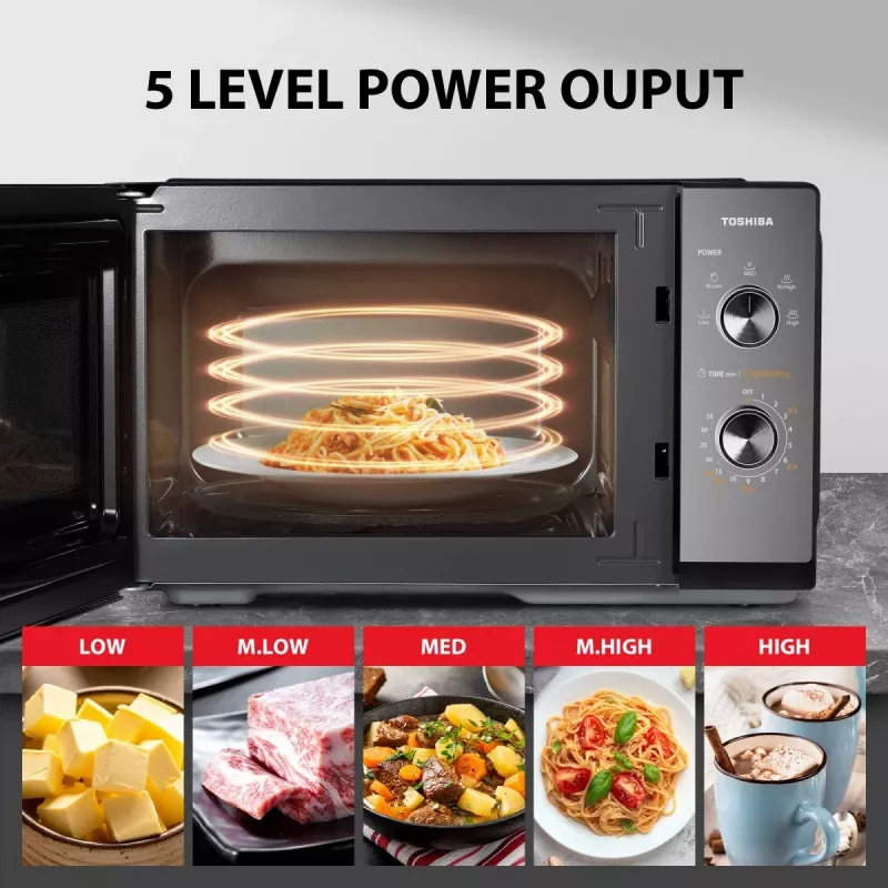 Kuchenka mikrofalowa solo Toshiba MM2-EM20PF(MB) 800 W 20 L