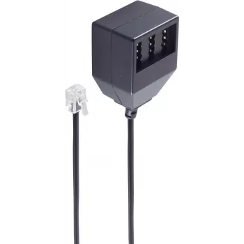 kabel telefoniczny ShiverPeaks BS71017-1 0.2 m Czarny