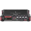 Przenośny rejestrator audio Tascam FR-AV4 — 6-kanałowy, 4 wejścia combo XLR + 2x 3,5 mm, 24/32-bit, 48/96/192 kHz, MicroSD do 512 GB, USB-C, PD