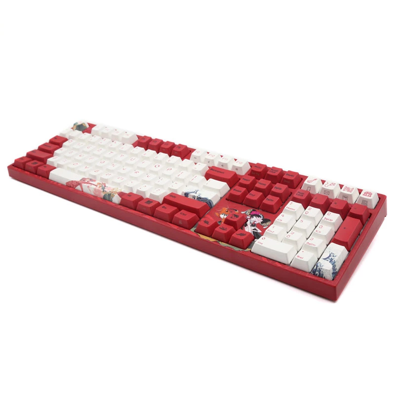 Varmilo VEA108 Koi Klawiatura gamingowa, MX-Brown, białe LED - układ US