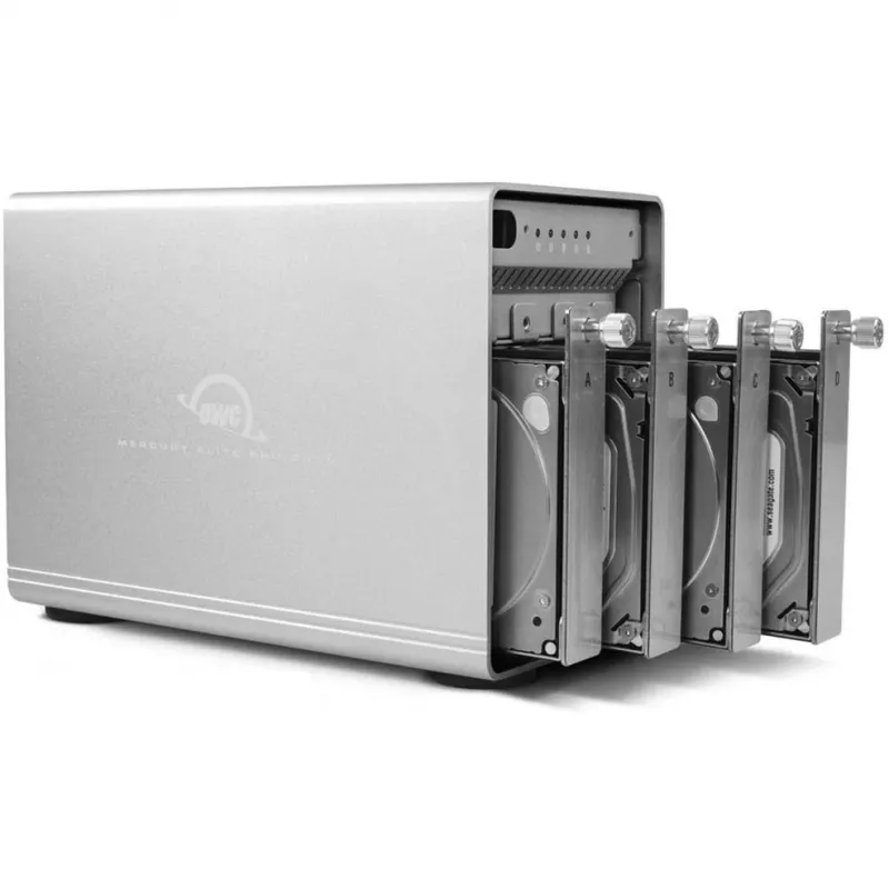 Mercury Elite Pro Quad, obudowa na dyski srebrna, USB 3.2 Gen 2, RAID Ready