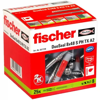 Kołek rozporowy Fischer DuoSeal 8 x 48 S PH TX A2