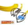 Lightwin LDP-09 FC-SC 3.0 Kabel światłowodowy 3 m 2x FC 2x SC OS2 Żółty (LDP-09 FC-SC 3.0)