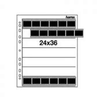 Hama Negative Sleeves, 24 x 36 mm, Glassine matt album fotograficzny 7 kart