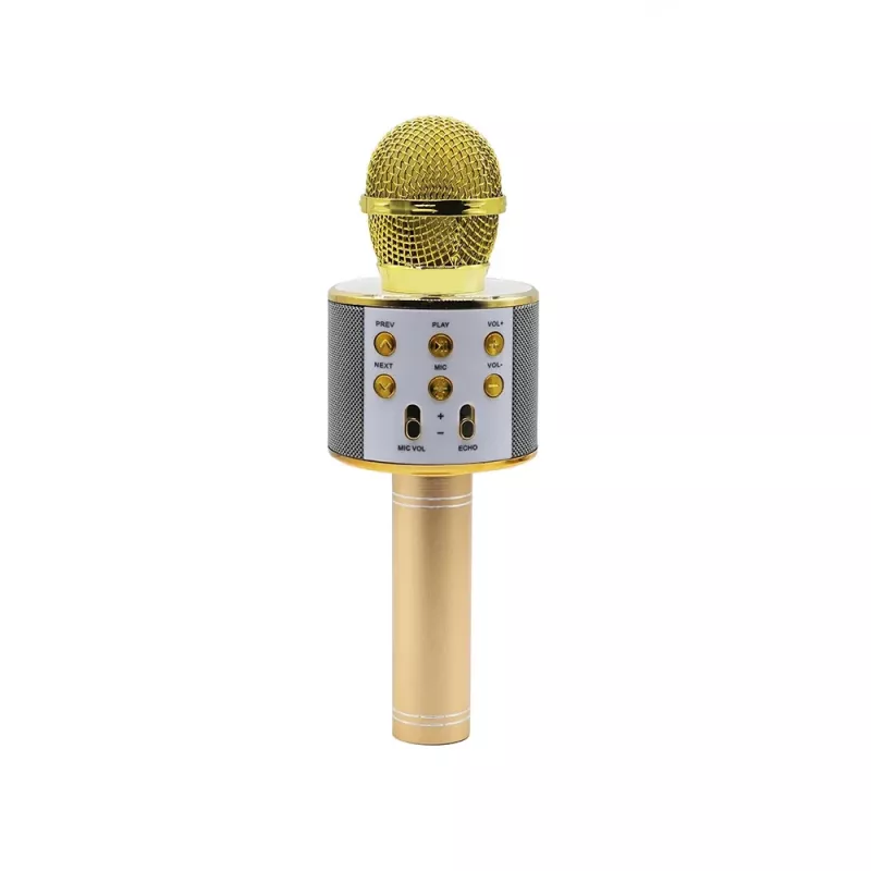 Mikrofon MANTA MIC10-G Gold kardioidalny przenośny — kardioidalny pojemnościowy, ręczny
