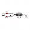 Kabel przejściowy wideo DeLOCK 62959 HDMI USB DVI-I VGA 0,135 m