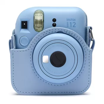 Fujifilm Instax - Etui do aparatu - Eko-skóra - Pastelowy niebieski - do Instax Mini 12 (70100157188)