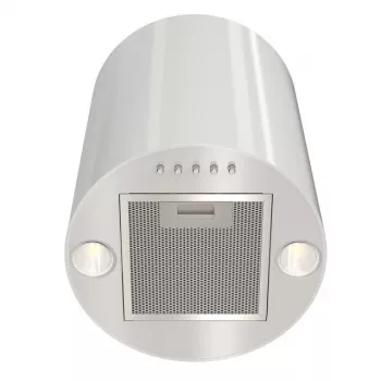 Okap MAAN Elba Mini WPB 431 — biały, obudowa stalowa, sterowanie elektroniczne, 120–300 m³/h, ø310 mm, wysokość 400 mm