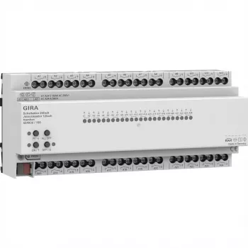 GIRA 504000 Schalt-/Jal.actuator 24f/12f 16 A REG Kmf KNX Secure