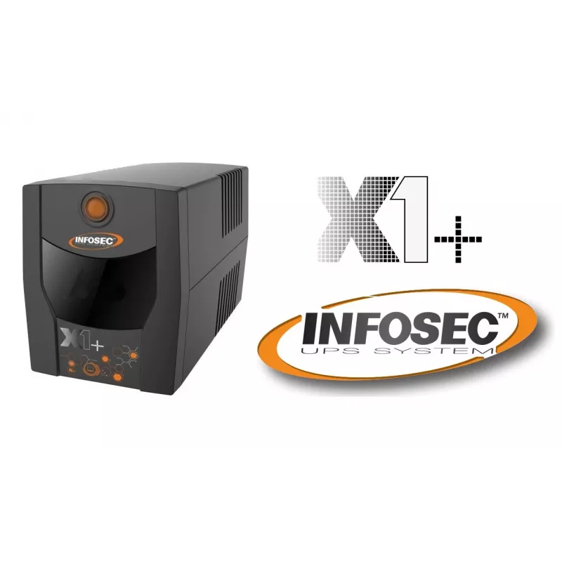 Infosec UPS X1+ 1000 Zasilacz awaryjny 1000VA, 500W, 2× FR/Schuko