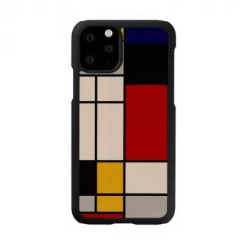 Etui na smartfona man and wood do iPhone 11 Pro - czarna osłona z drewna