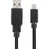 Kabel USB 2.0, wtyk USB-A > wtyk mini-USB (czarny, 1,0 metra, podwójnie ekranowany)